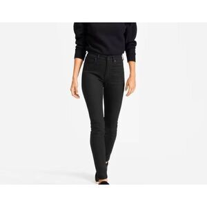 NWT Everlane black The High-Rise Skinny ankle Jeans sz 23